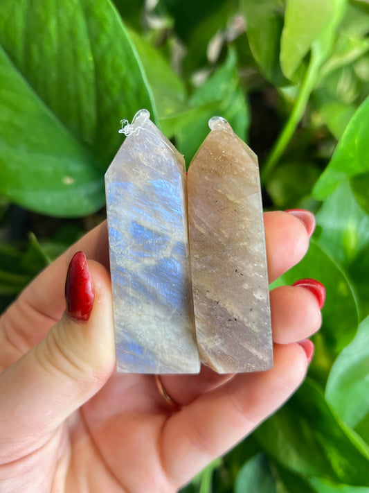 Flashy Moonstone Tower - Small