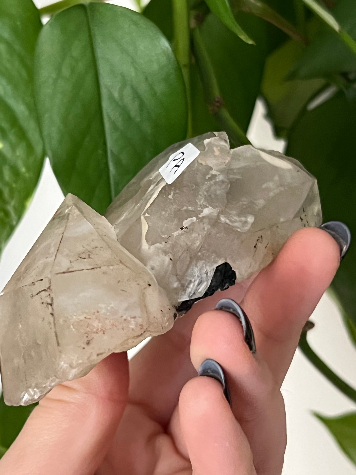 Black Tourmaline, Smoky Quartz, Feldspar Cluster PA