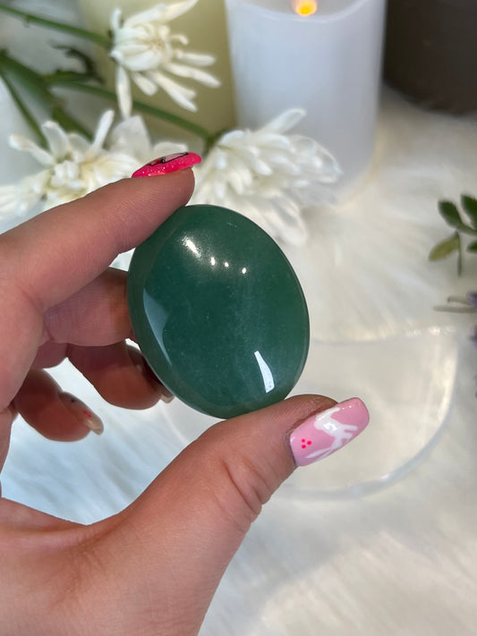 Green Aventurine Small Palm Stone