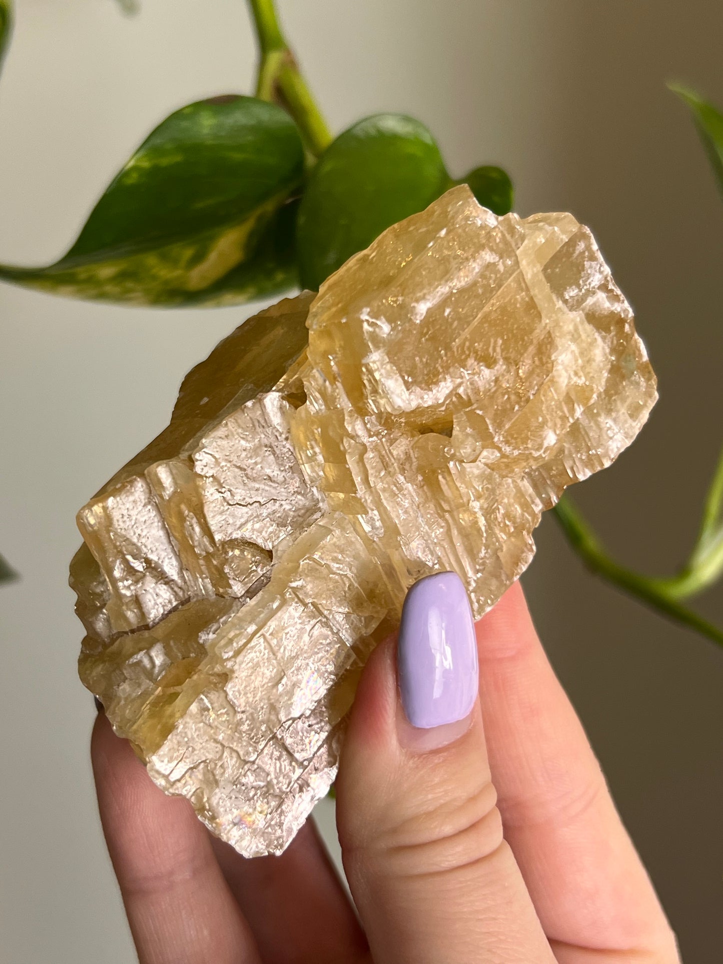 Honey Calcite Raw