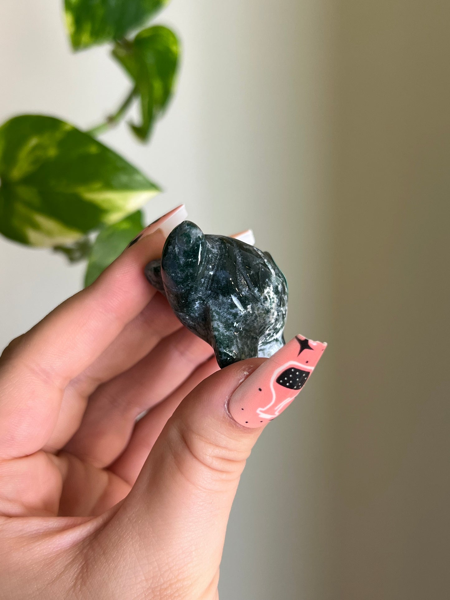 Moss Agate Sea Turtle - J 🐢