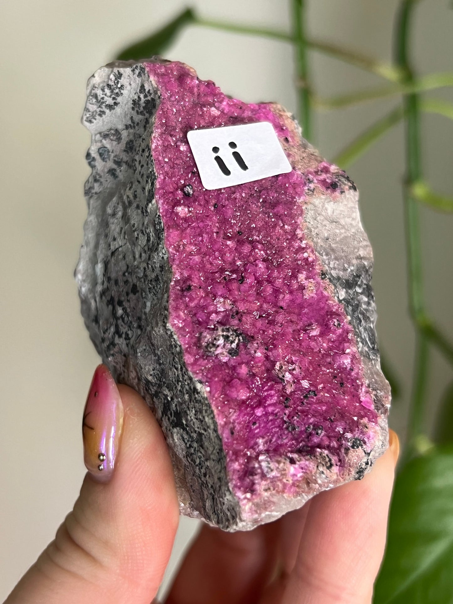 Bright Pink Cobalt Calcite Specimen - ii