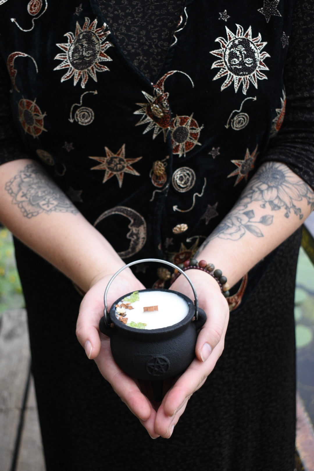 Mabon Magic Cauldron Candle | Spiced Apple Cider 🍏