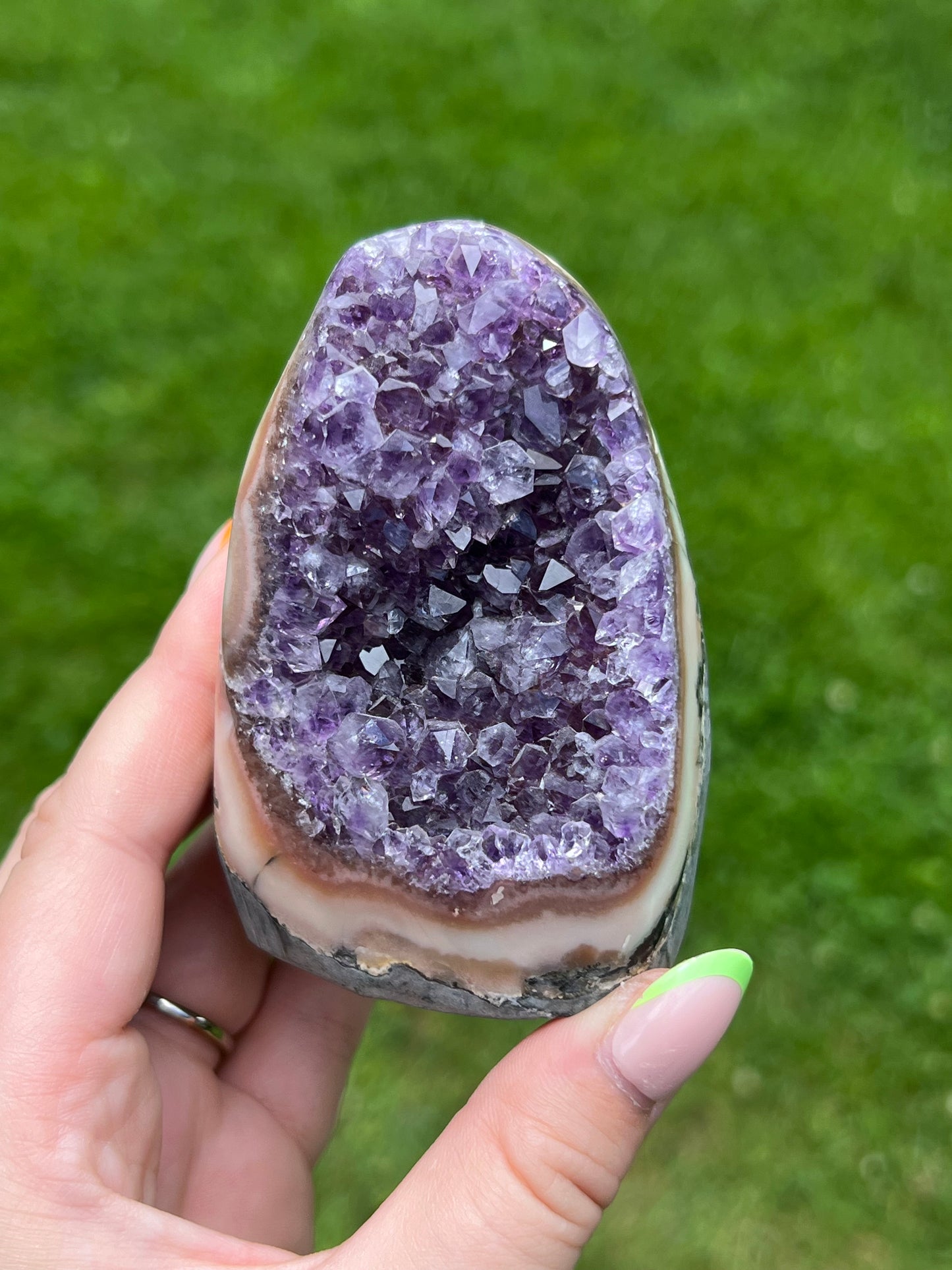 Amethyst Cluster Cutbase