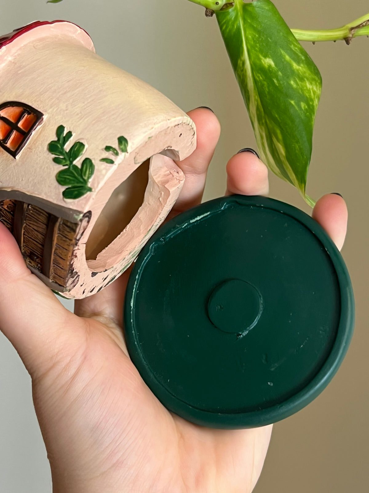 Mushroom House Incense Cone Burner