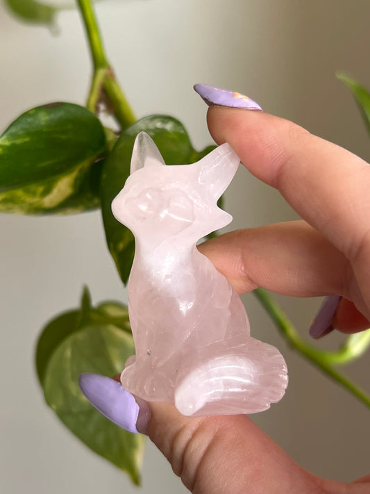 Rose Quartz Fox