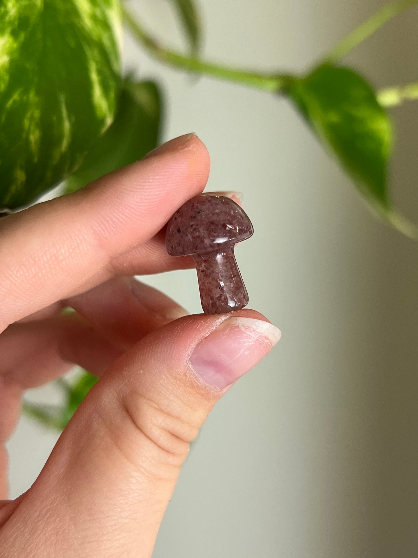 Strawberry Quartz Mini Mushie
