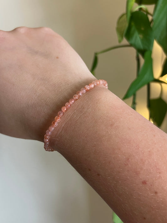 4mm Sunstone Bracelet