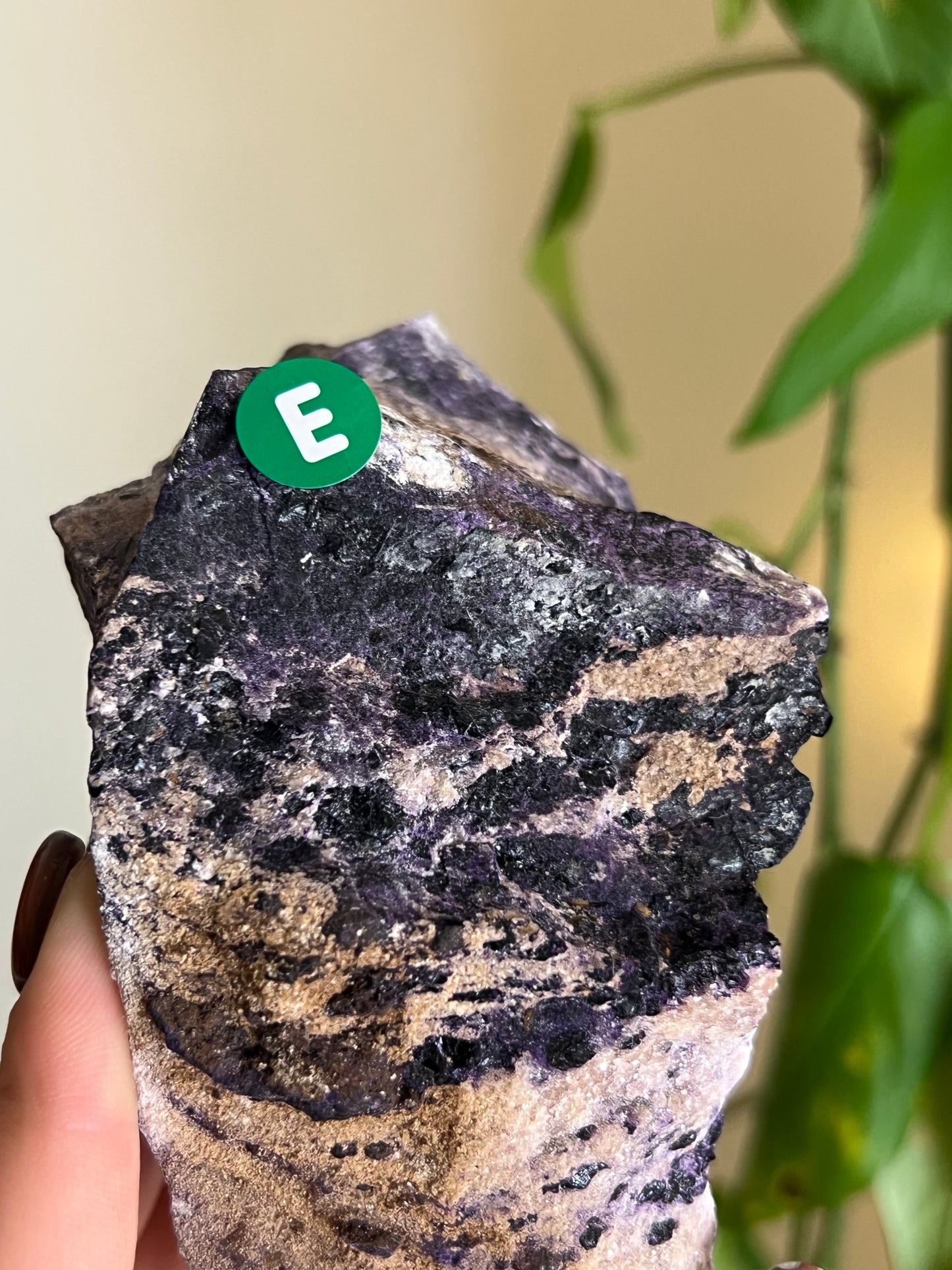 Raw Purple Fluorite From Ontario - E