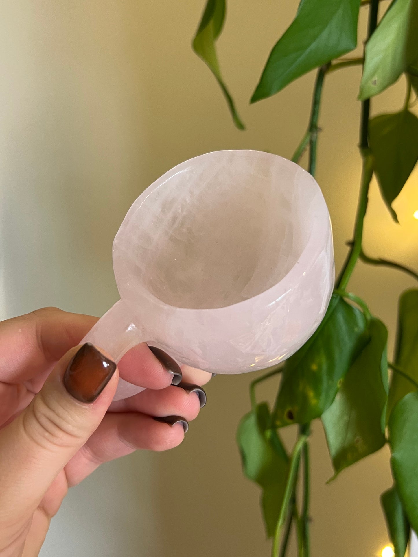 Rose Quartz Tea Cup