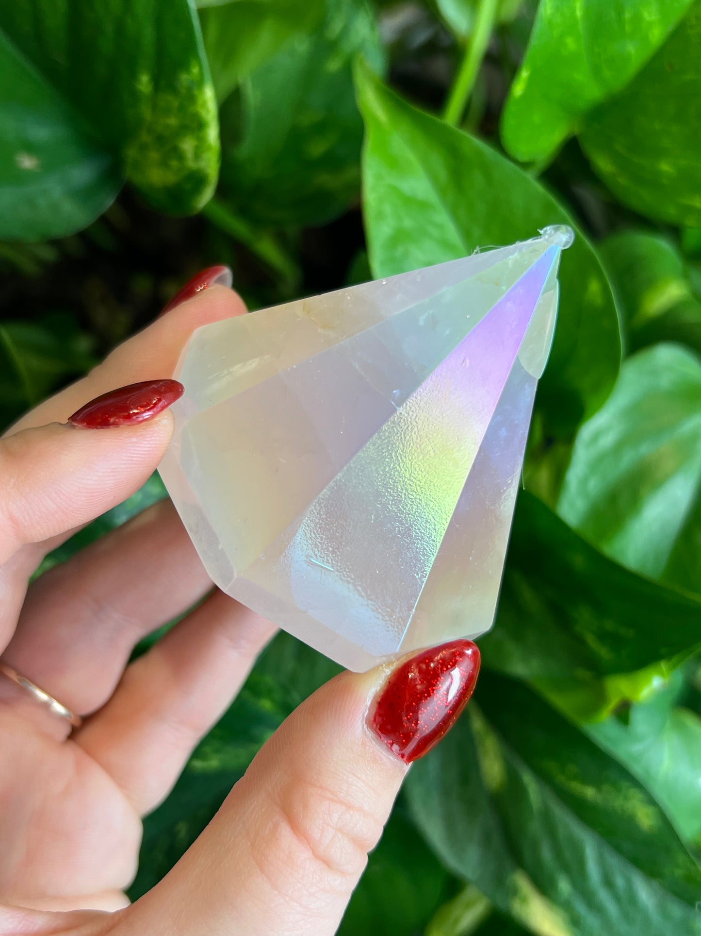 Rose Aura Quartz Cupcake - K