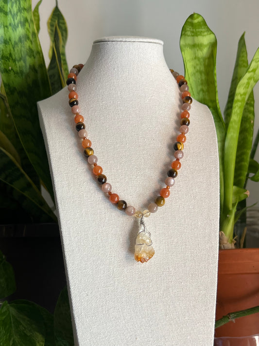 Candy Corn Necklace