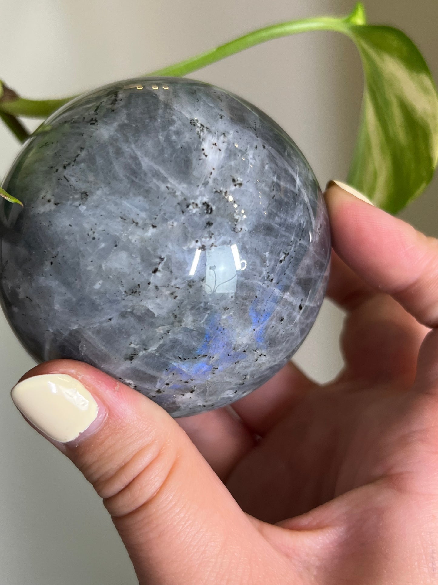 Flashy Sunset Labradorite Sphere - K
