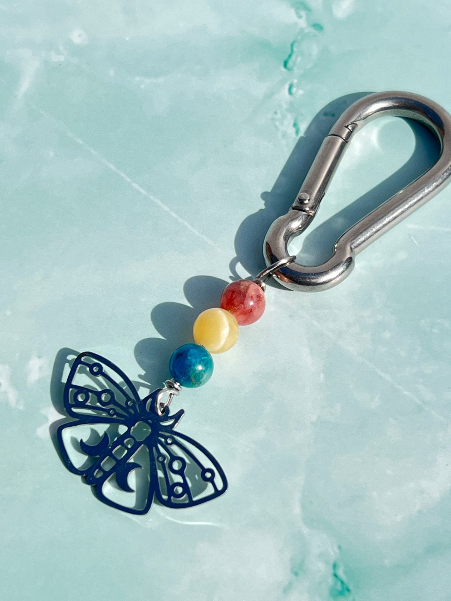 Pansexual Lunar Moth Carabiner 🦋