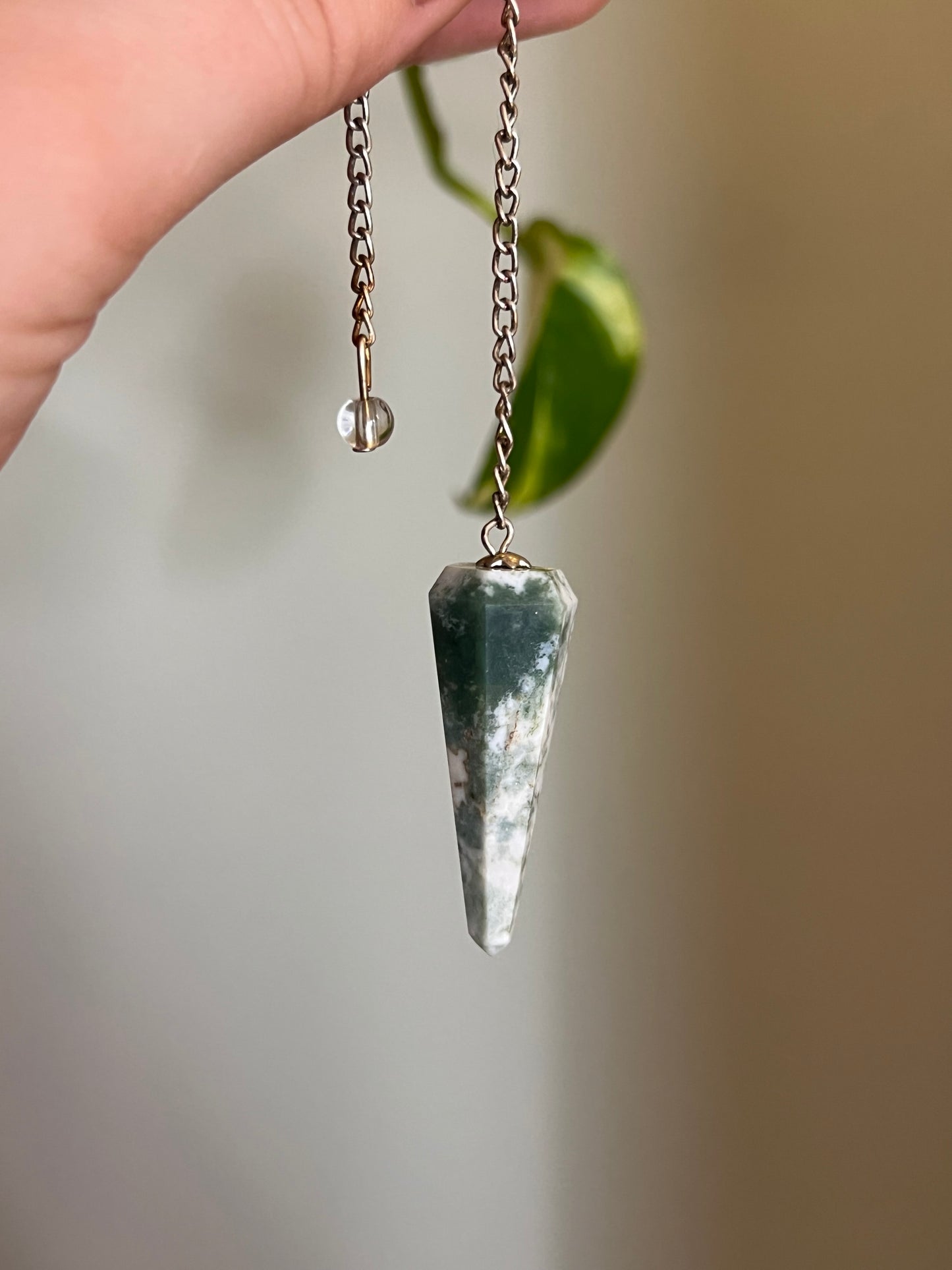 Tree Agate Pendulum