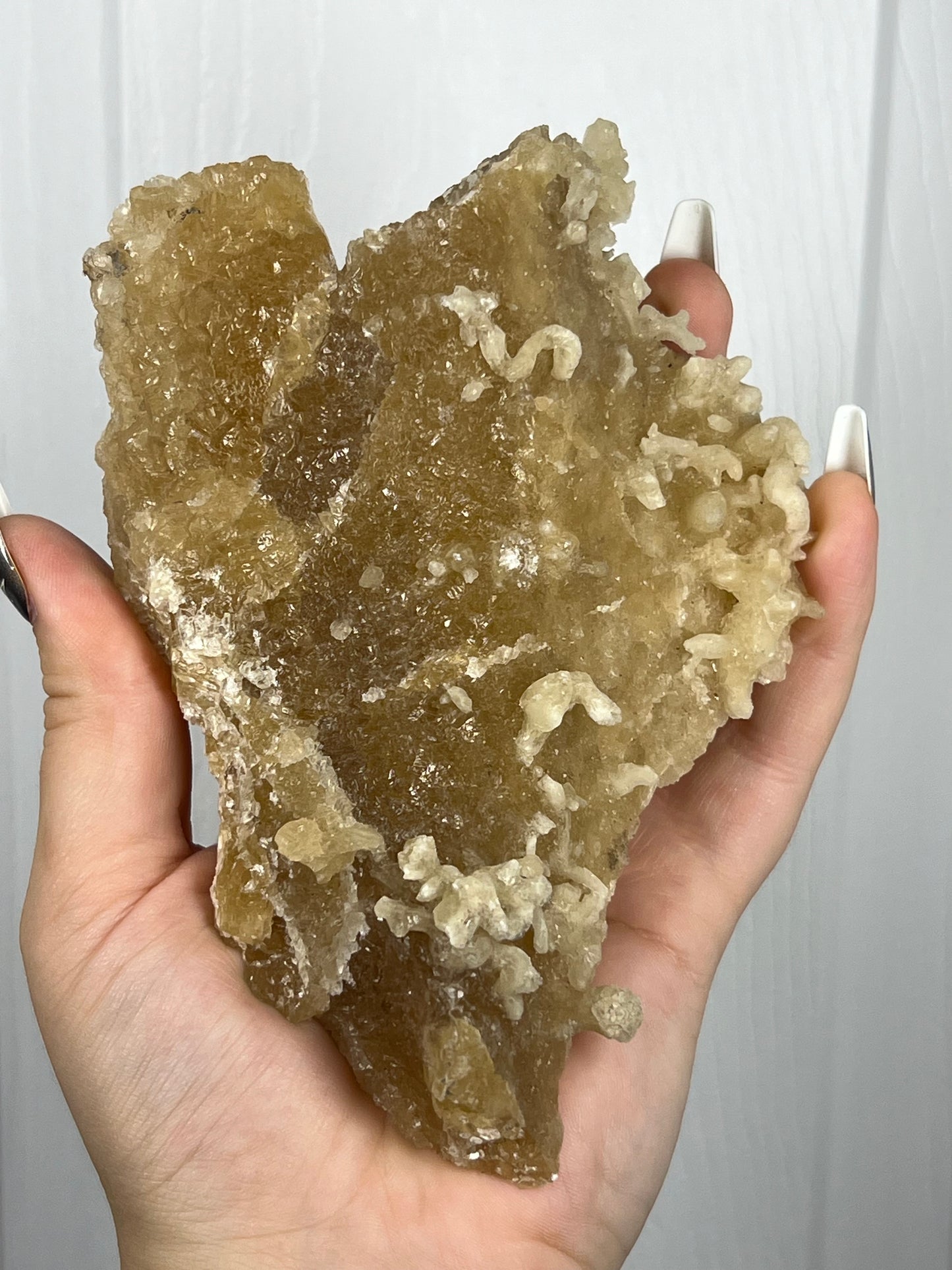 Amber Aragonite Raw