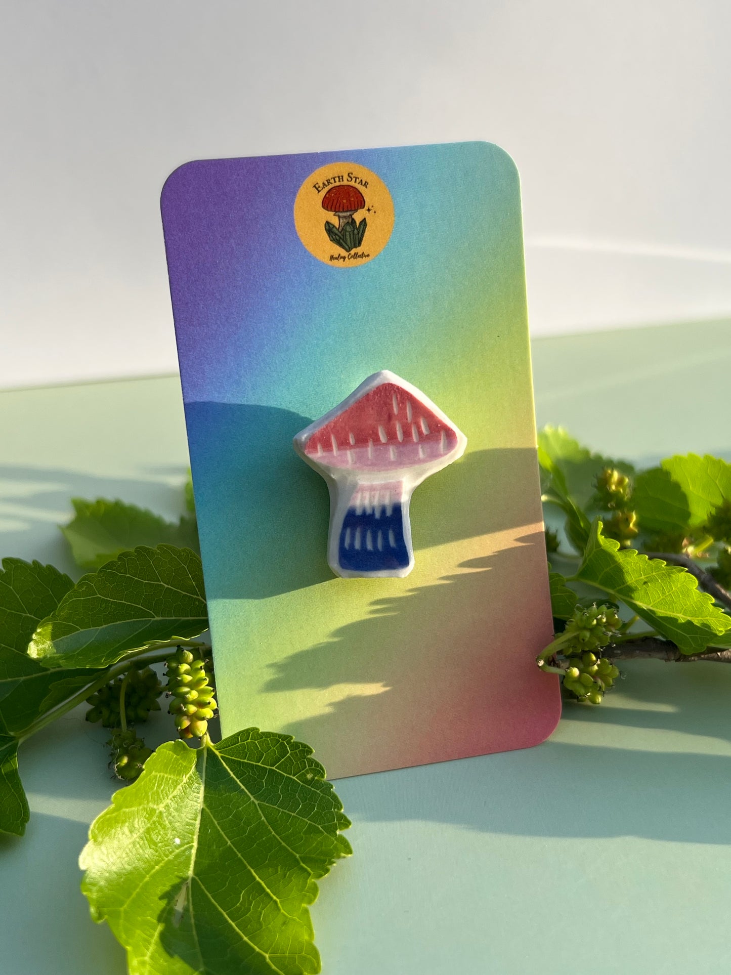 Mushroom Pride Flag Clay Pins 🍄🌈 9 Flags