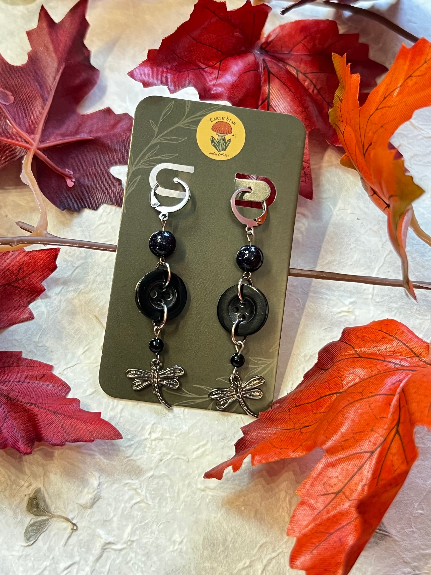 Navy Sandstone Coraline Earrings
