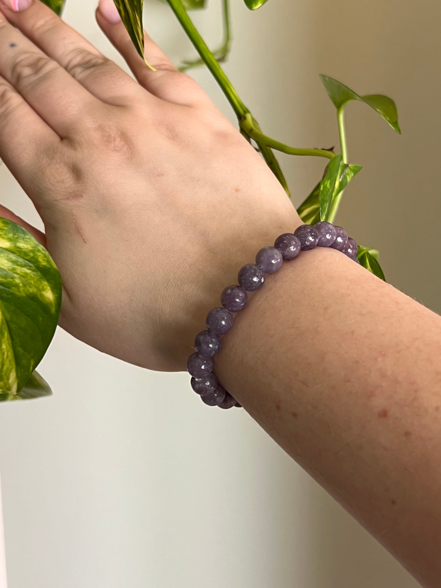 8mm Lepidolite Bracelet