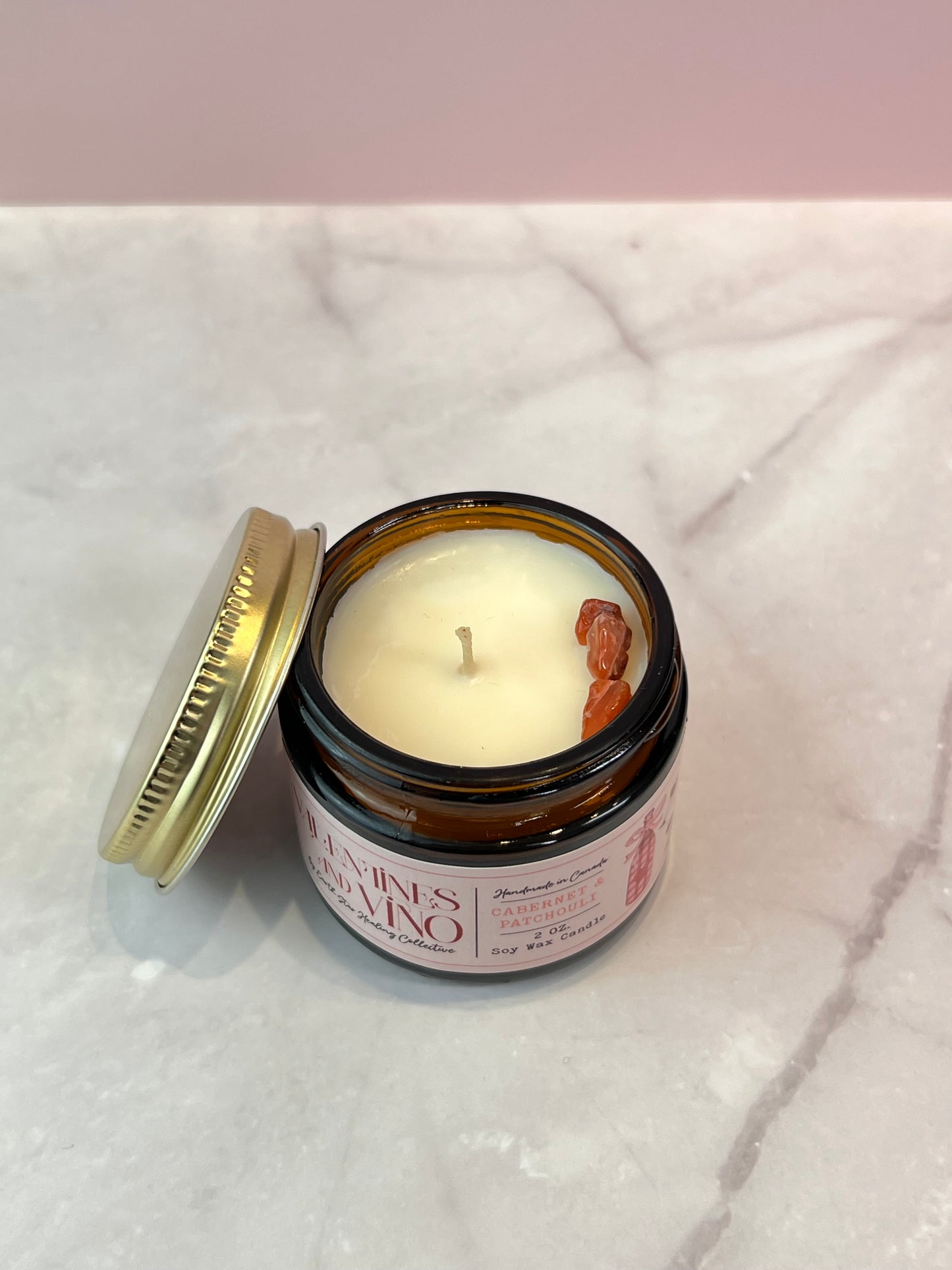 Valentines & Vino Mini Candle | Cabernet and Patchouli 🍷