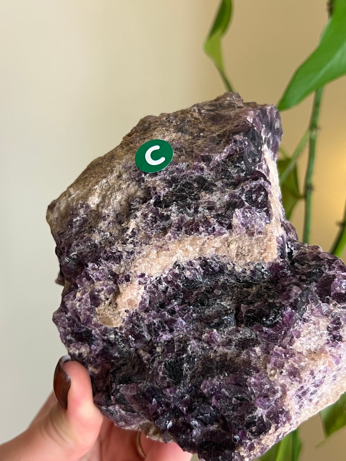 Raw Purple Fluorite From Ontario - C