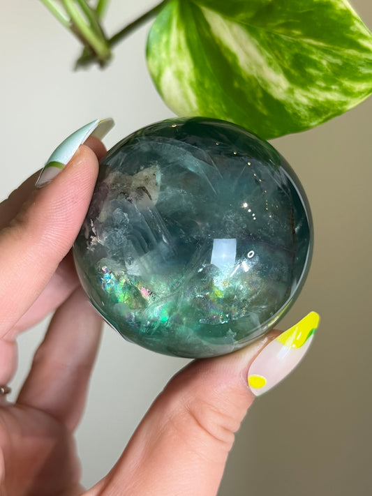 High Quality Fluorite Sphere - A