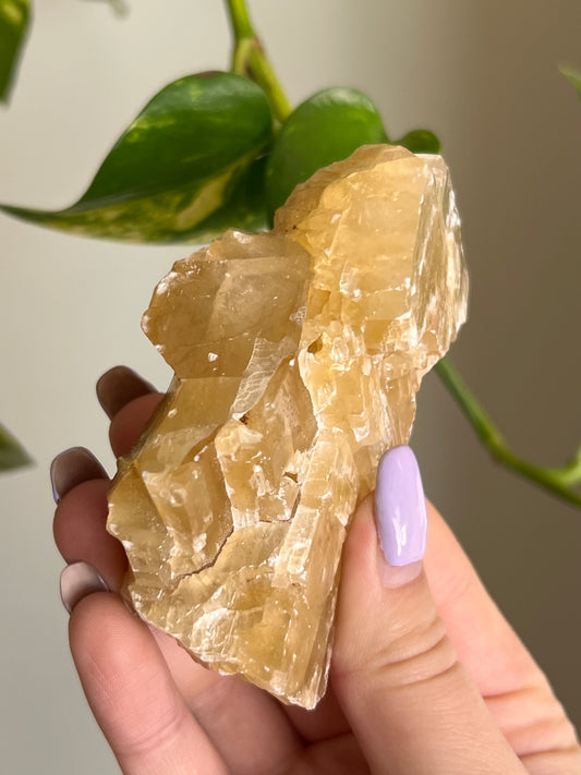 Honey Calcite Raw
