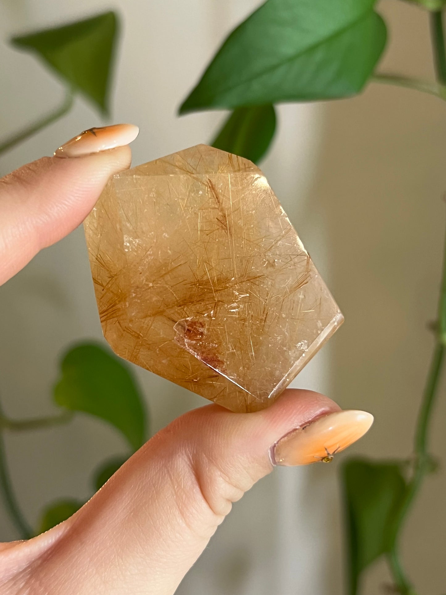 Golden Rutile Quartz Gusher - UY