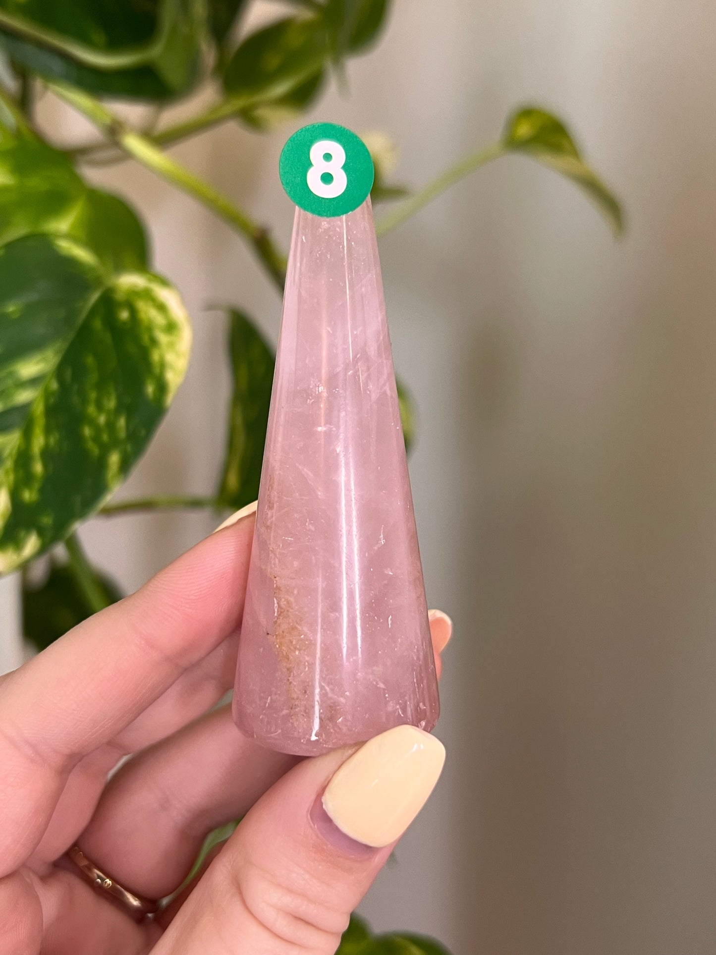 Rose Quartz Ring Holder - 8