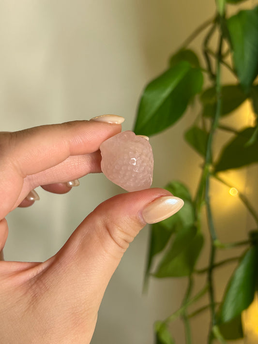 Rose Quartz Small Strawberry