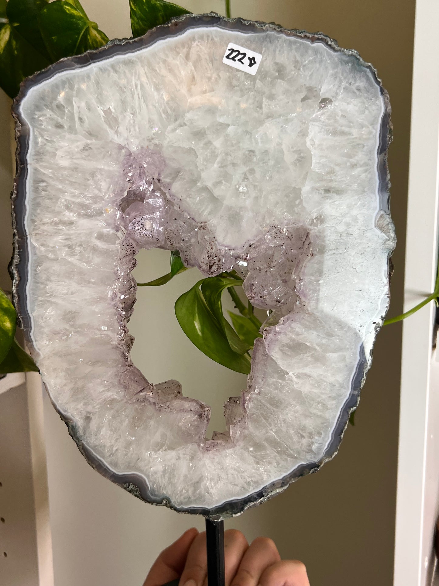 Amethyst and Moss Agate Portal Statement🌿🧚🏼‍♀️