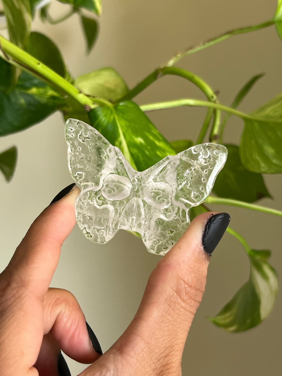 Clear Quartz Death Moth