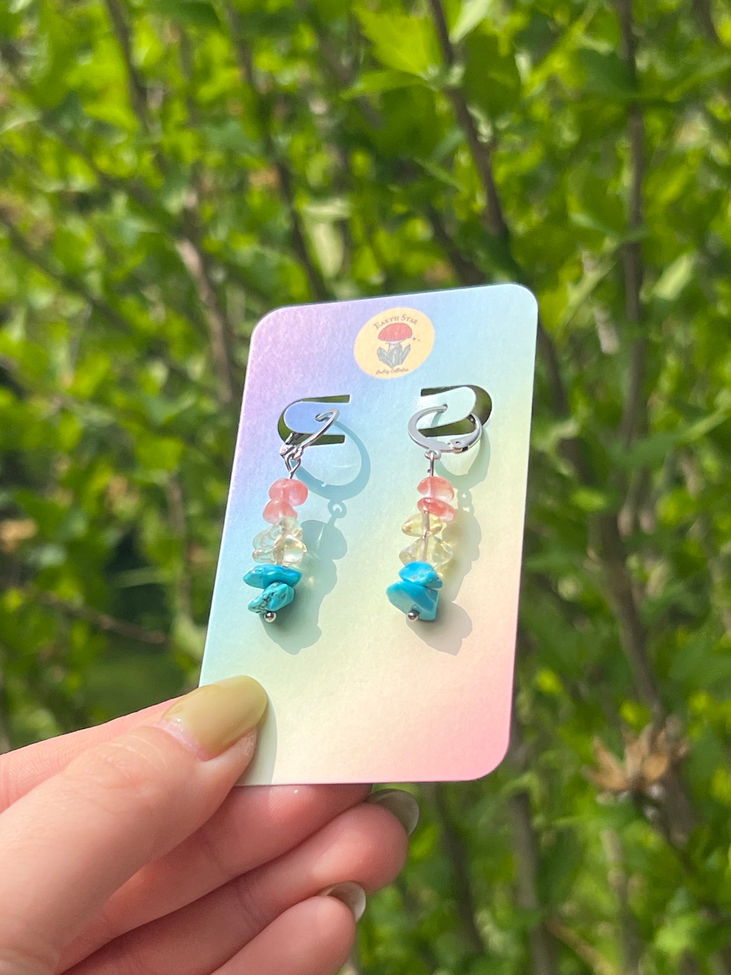 Pansexual Pride Flag Earrings