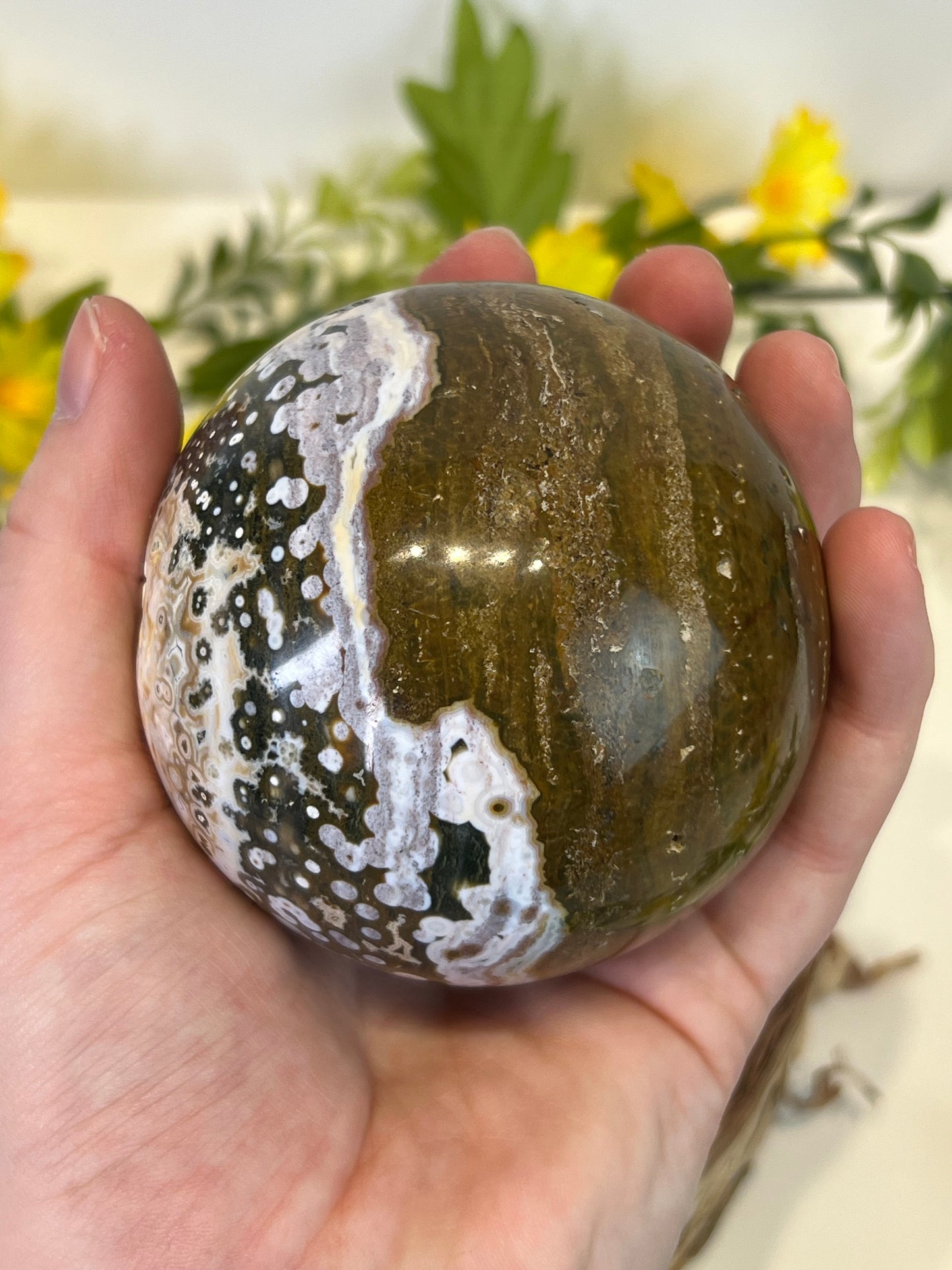 Ocean Jasper Sphere Lg