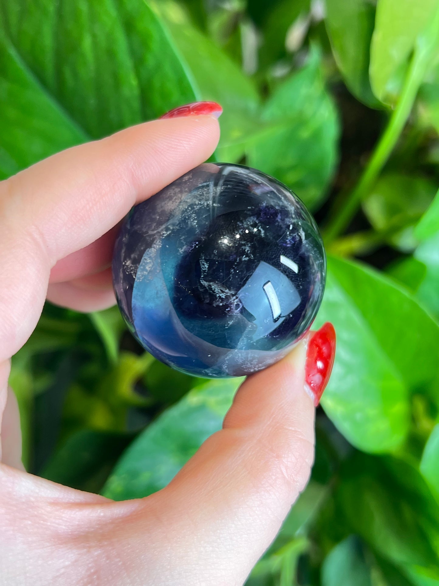Rainbow Fluorite High Quality Sphere - S