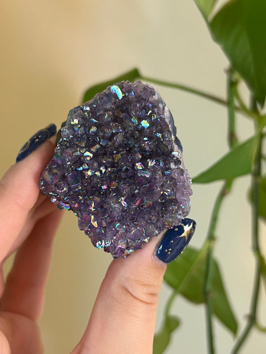 Aura Amethyst Cluster - intuitively chosen