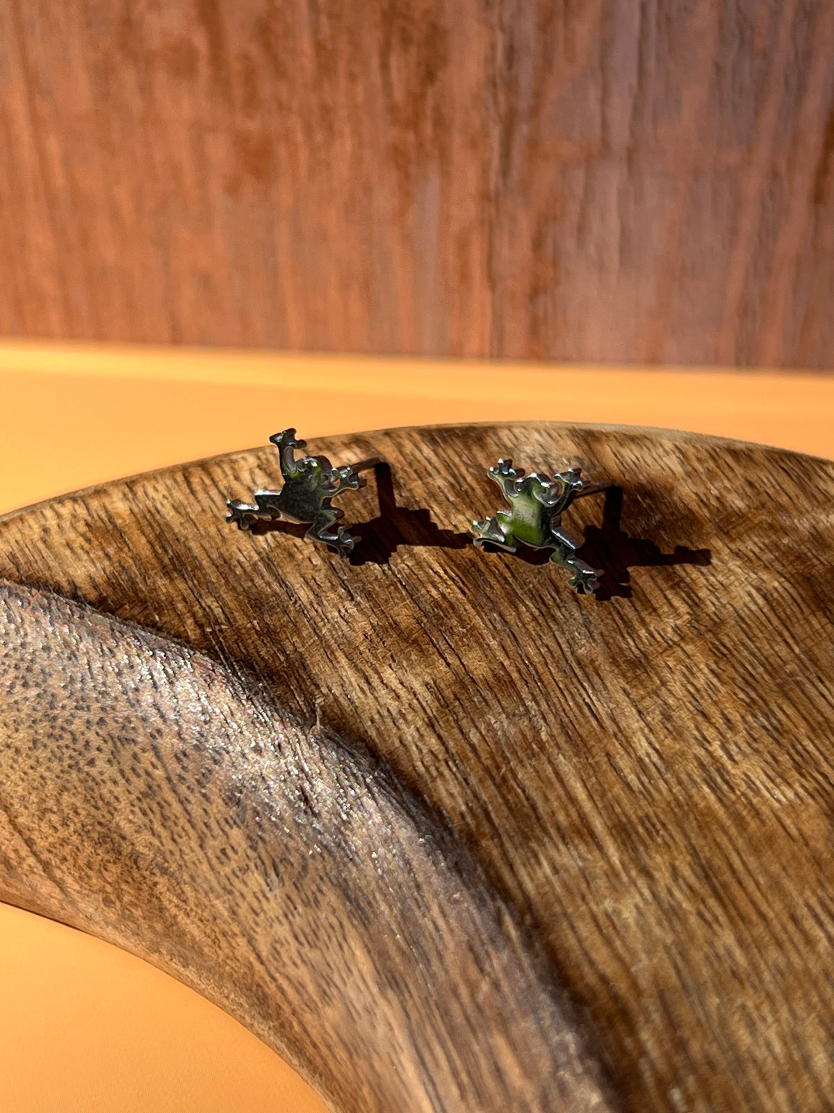 Froggie Silver Stainless Studs 🐸