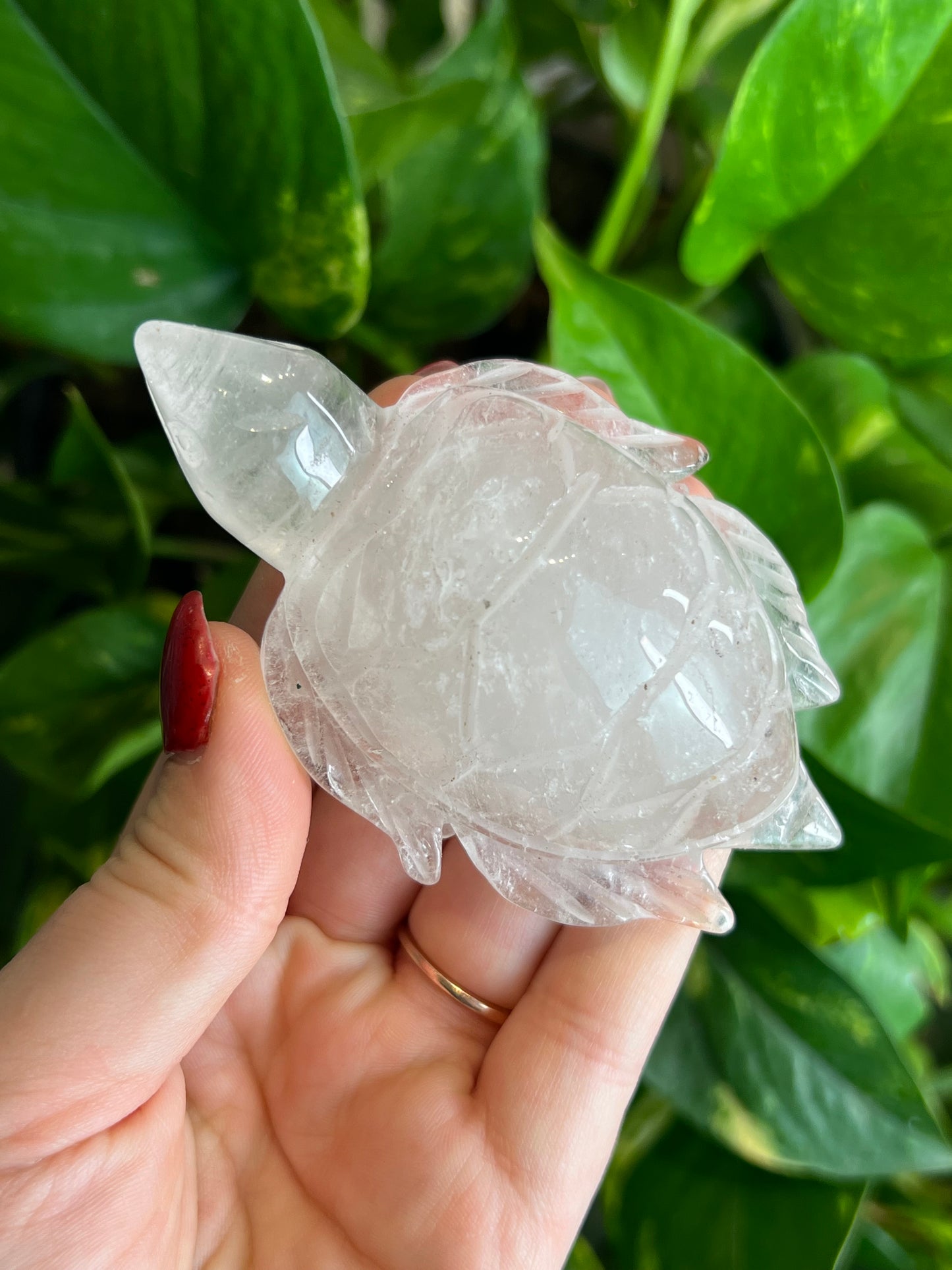 Clear Quartz Sea Turtle