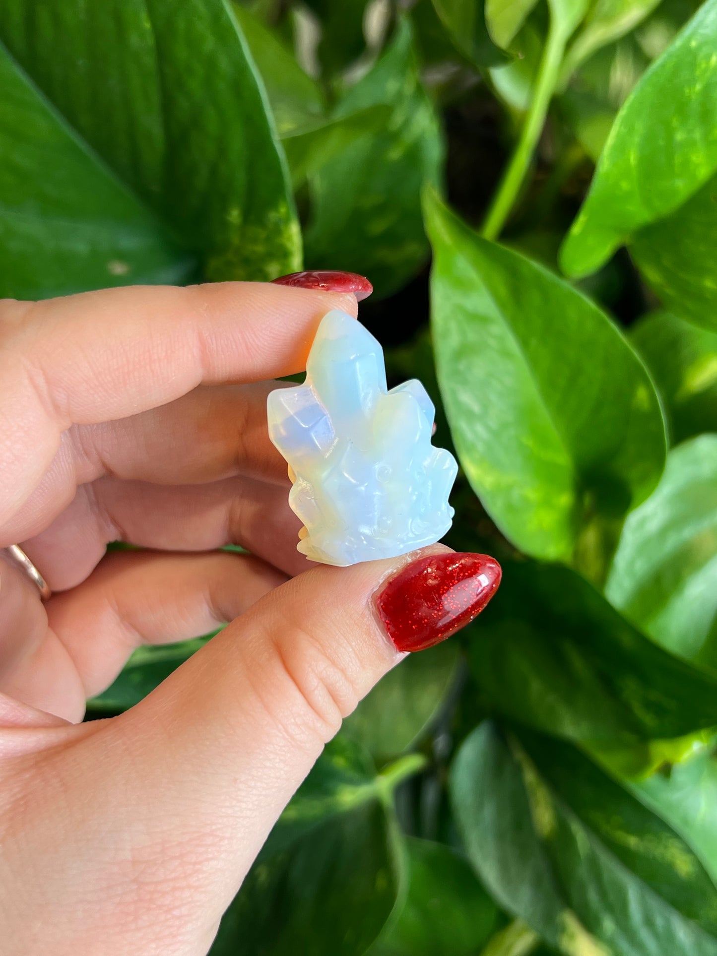 Opalite Cluster Carving