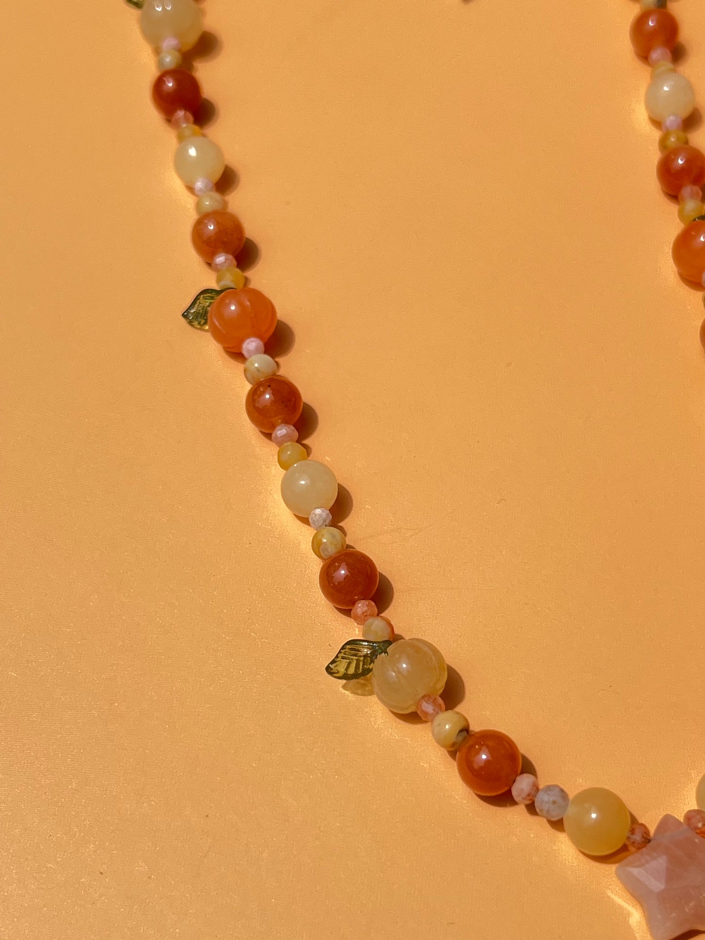 Summerween Pumpkin Princess Star Necklace 🎃