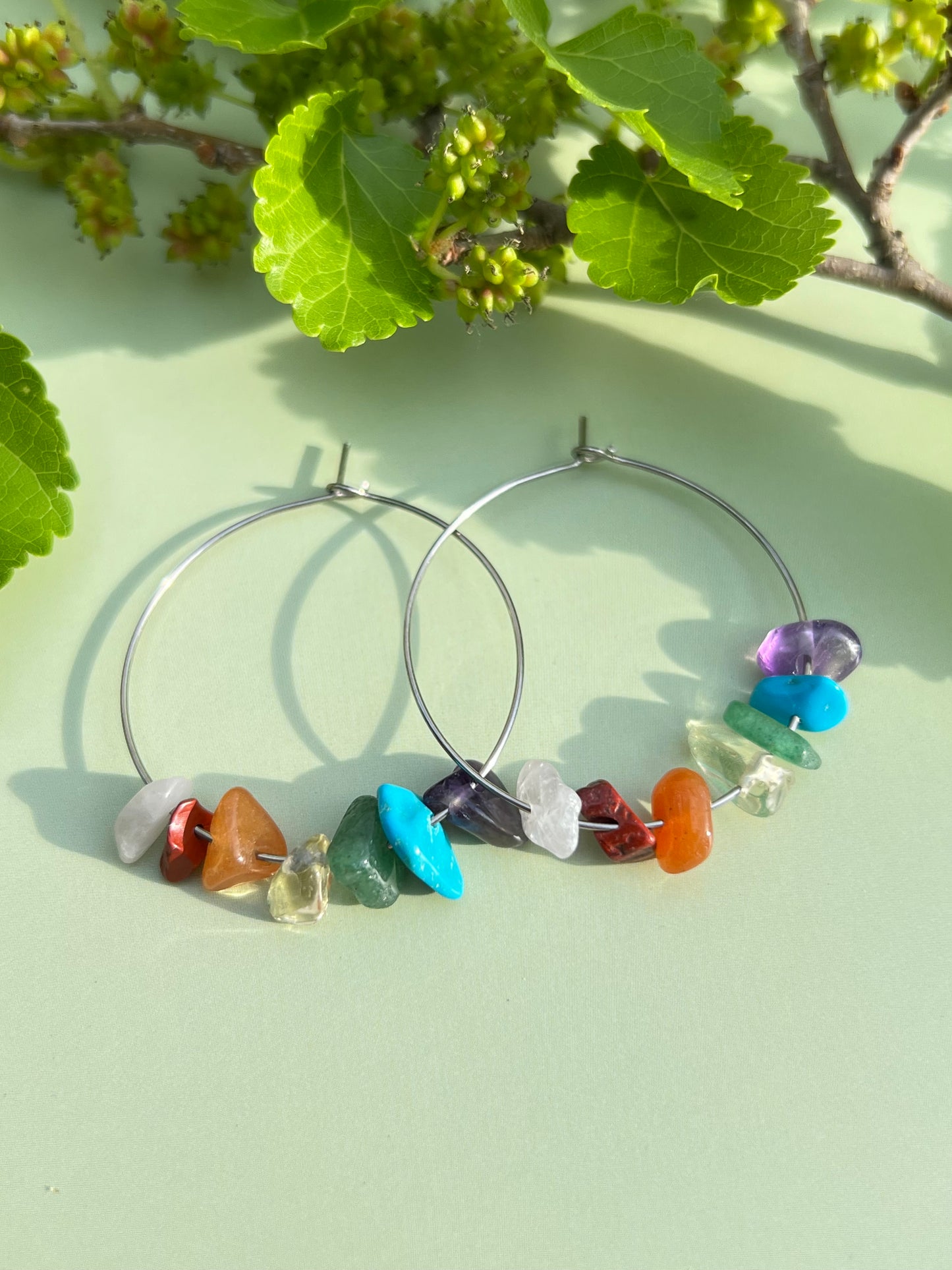 Rainbow/Queer Pride Flag Hoop Earrings