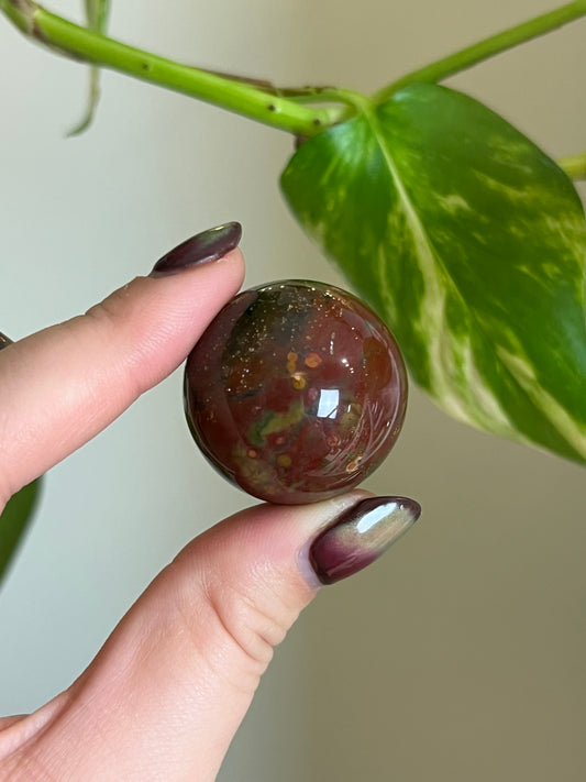 Ocean Jasper Sphere - ❤️