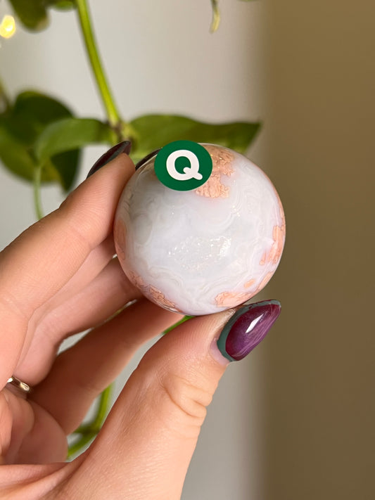 Cotton Candy Agate Sphere - Q