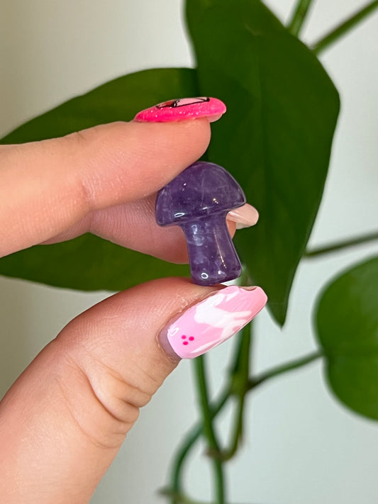 Amethyst Mini Mushroom