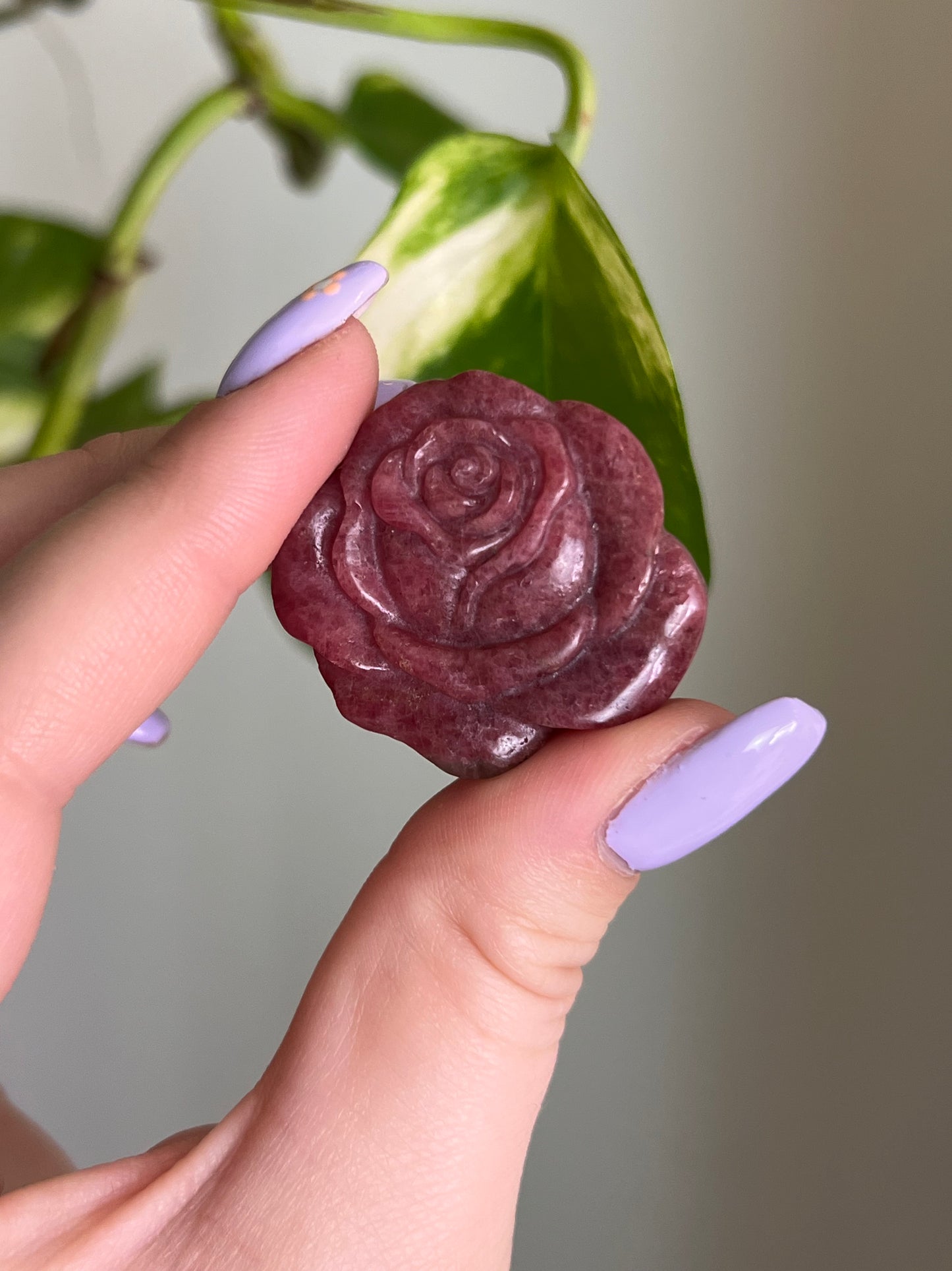 Rhodonite Flower