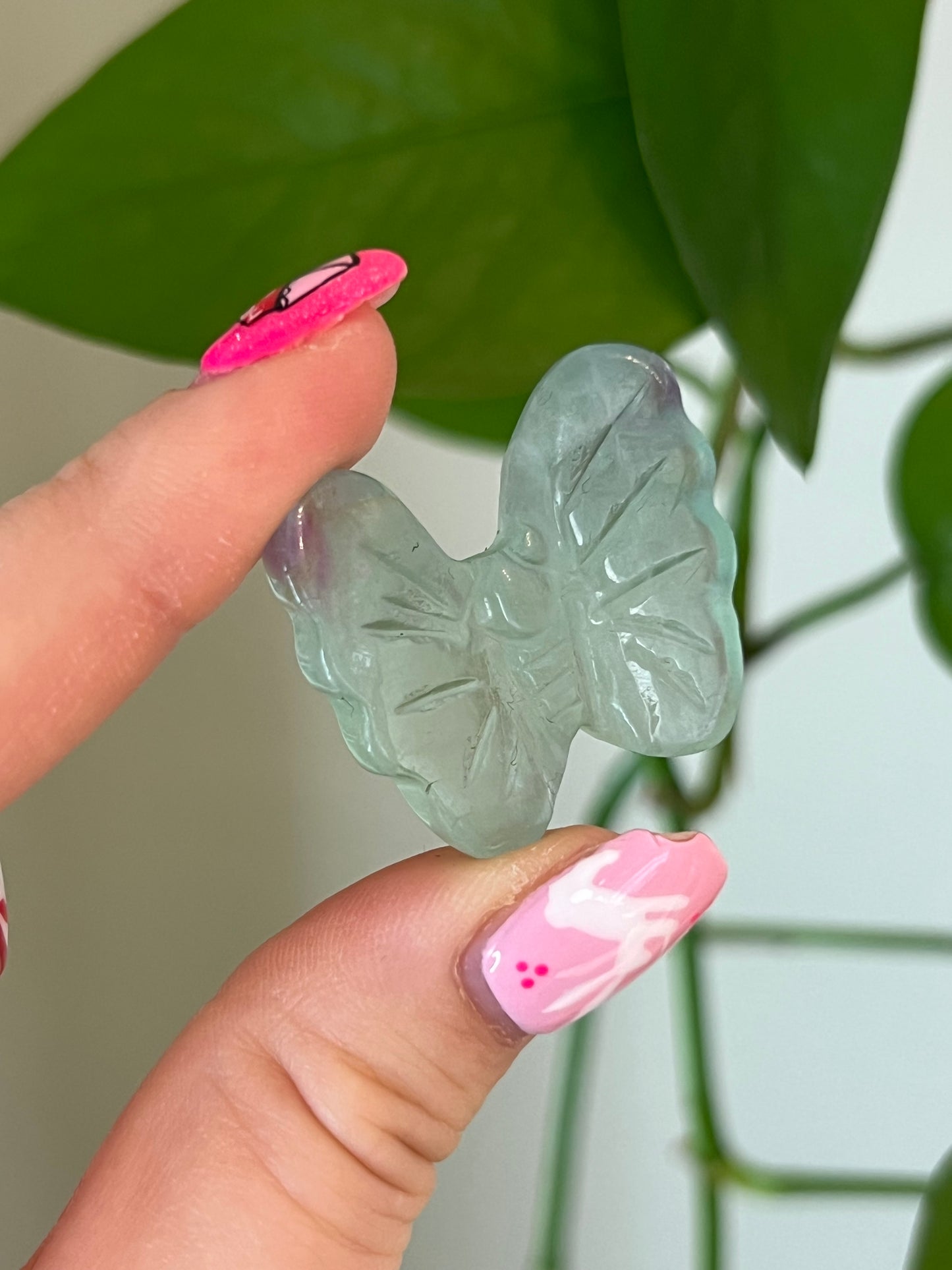 Green Fluorite Butterfly