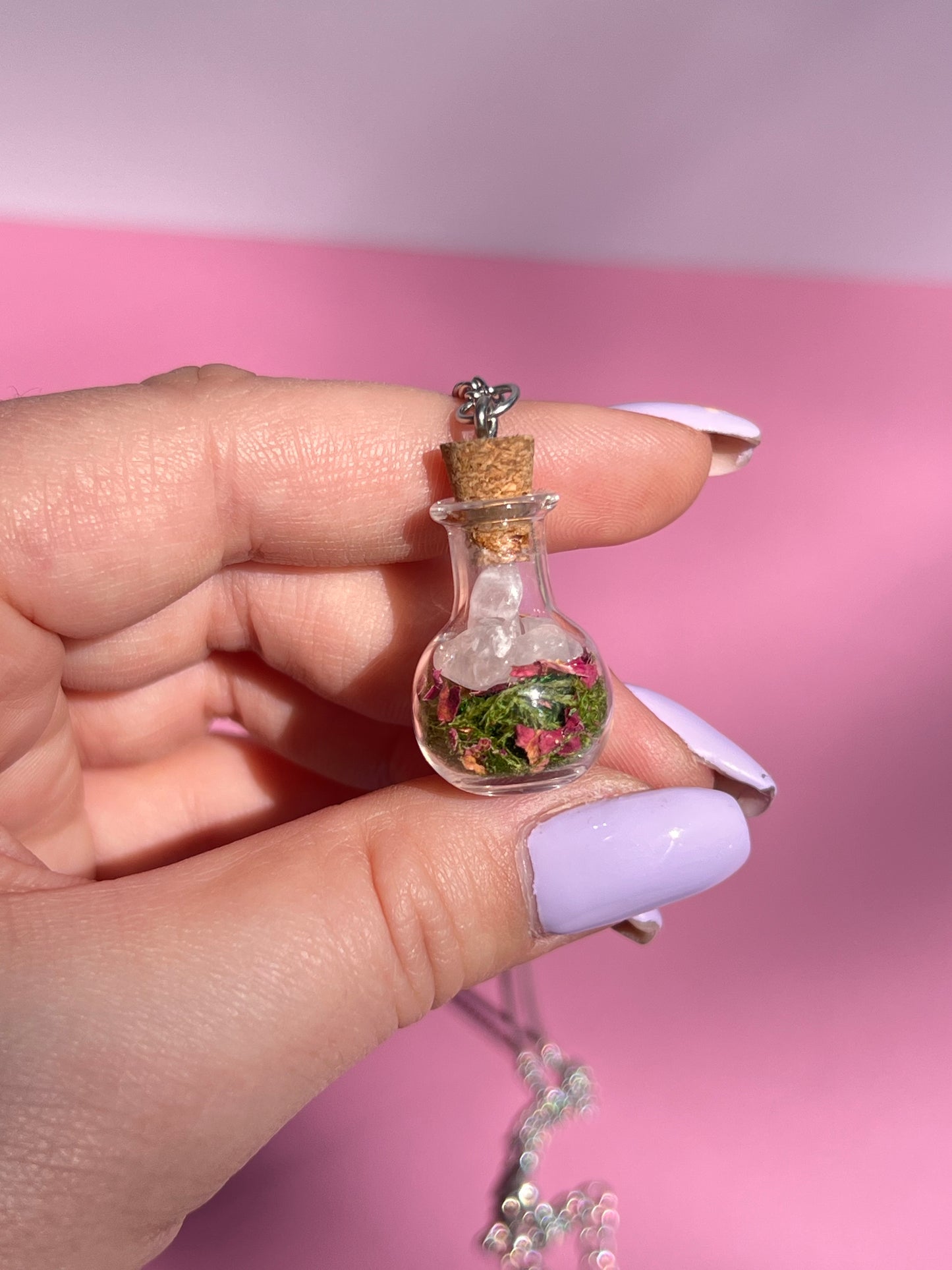 Self Love 💗 Spell Jar Necklace