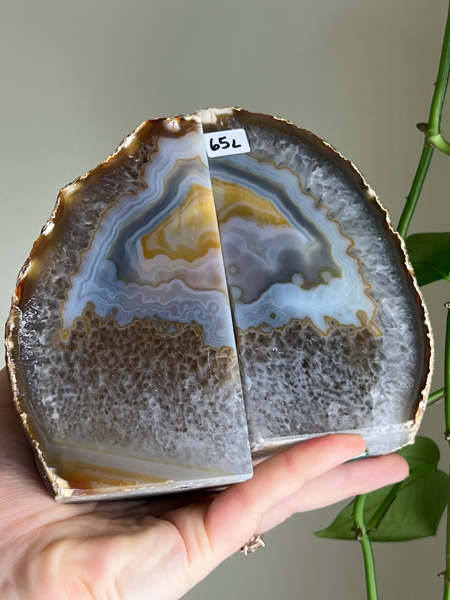 Druzy Agate Book Ends