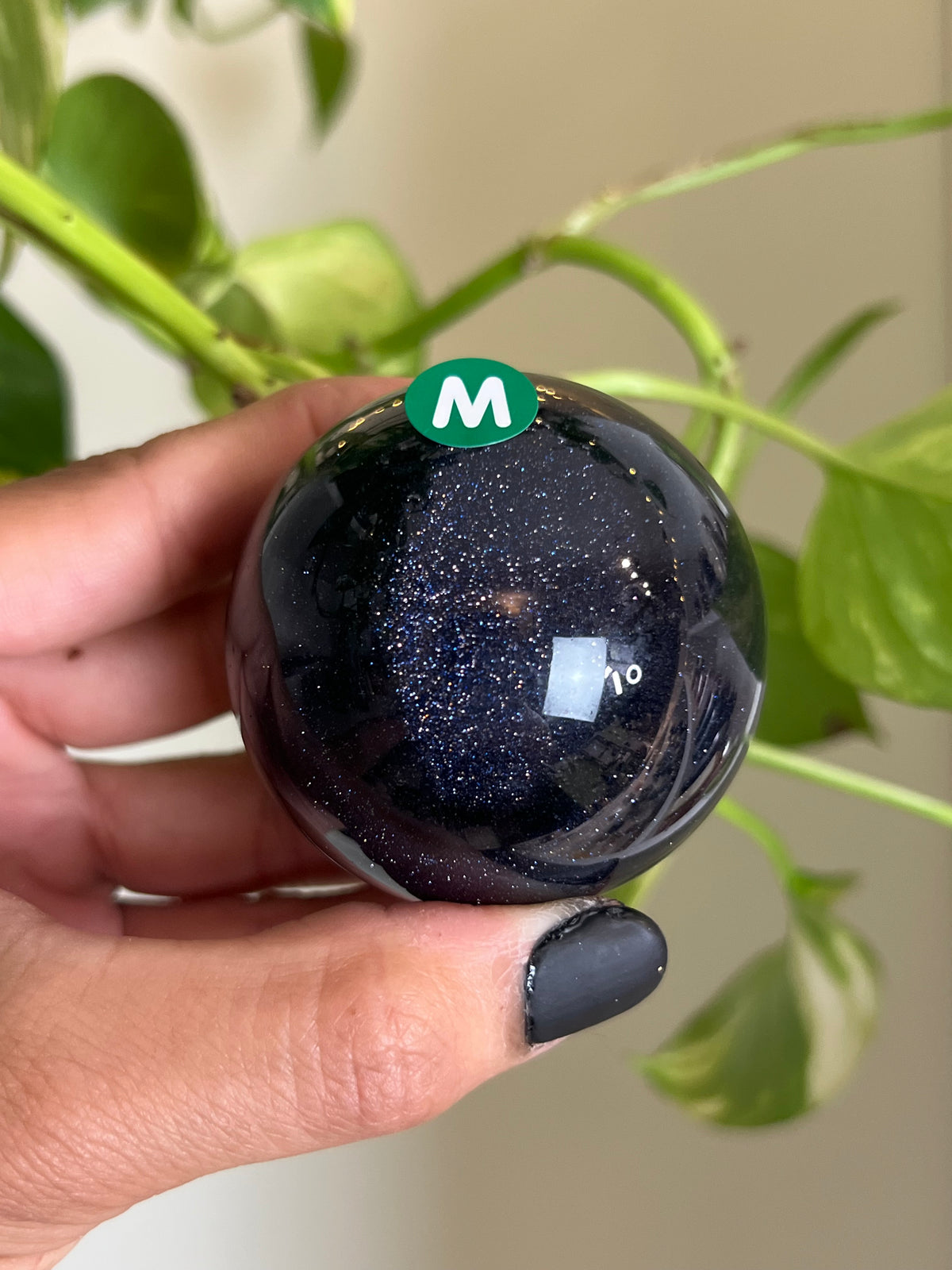 Blue Sandstone Sphere - M