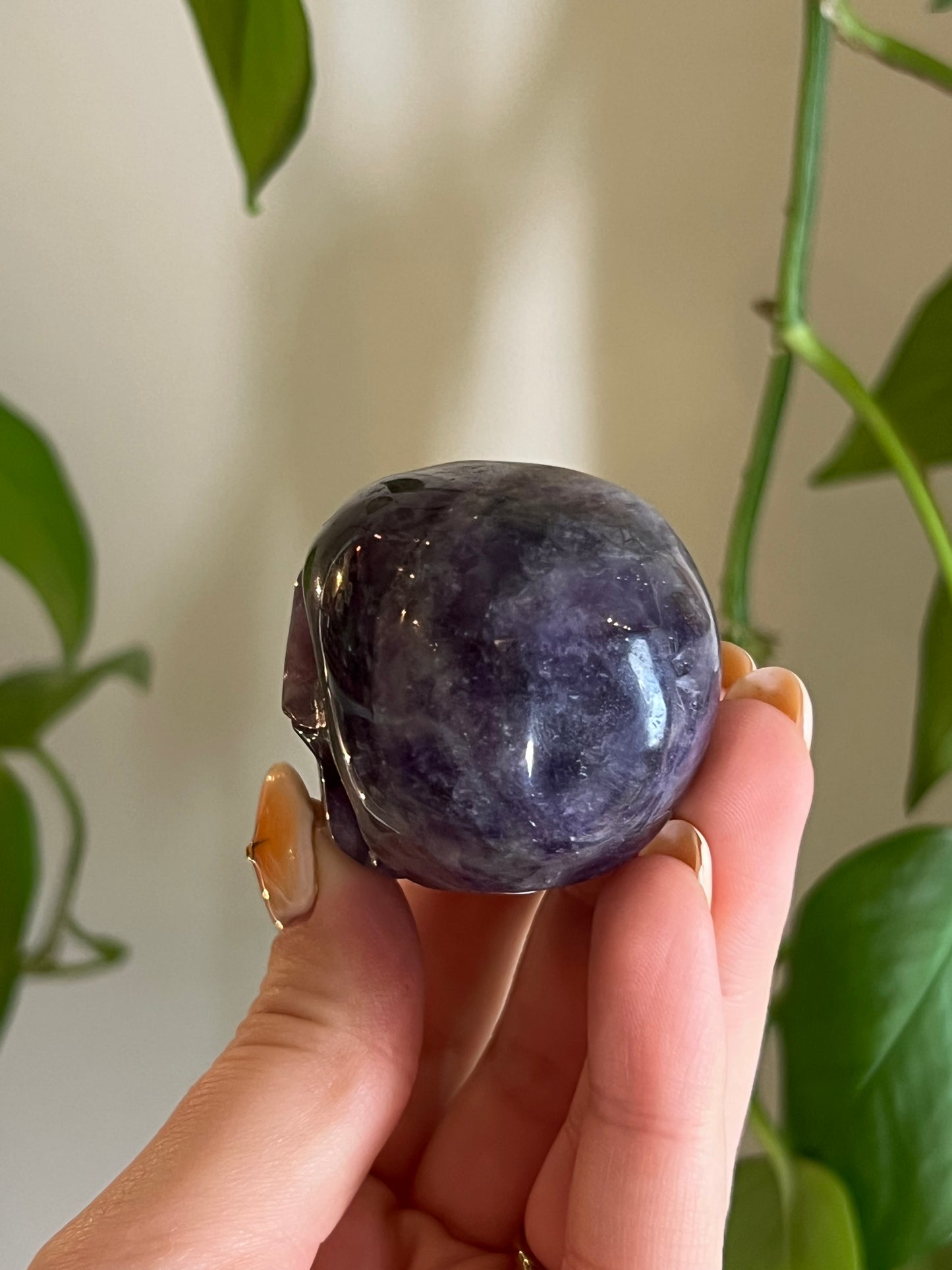 Amethyst Skull